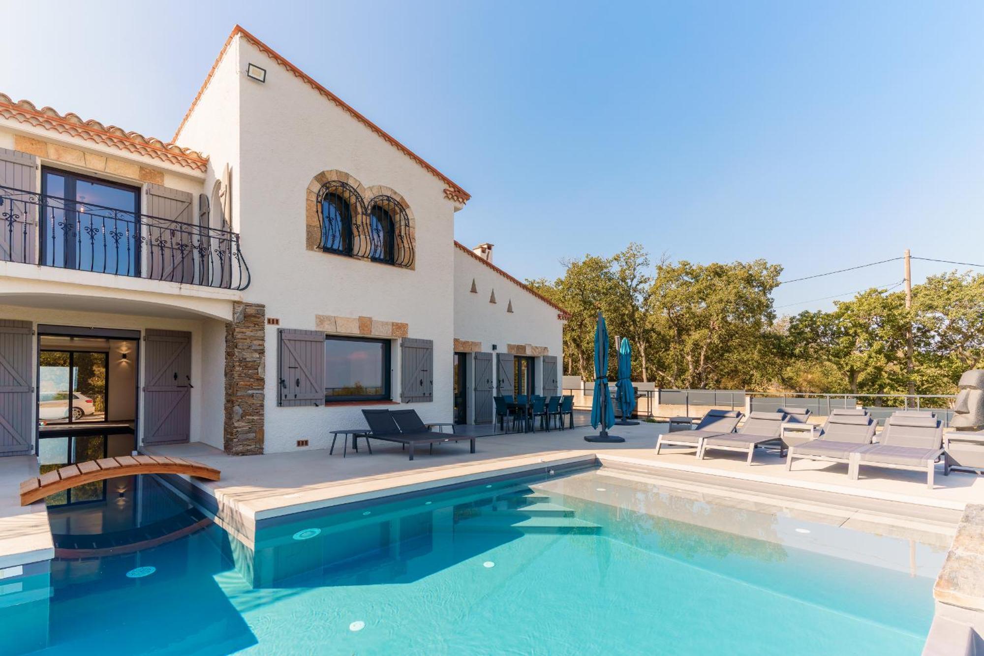 Villa Mas Sureda - Evasion Luxueuse Avec Vue Panoramique Argelès-sur-Mer Exterior foto